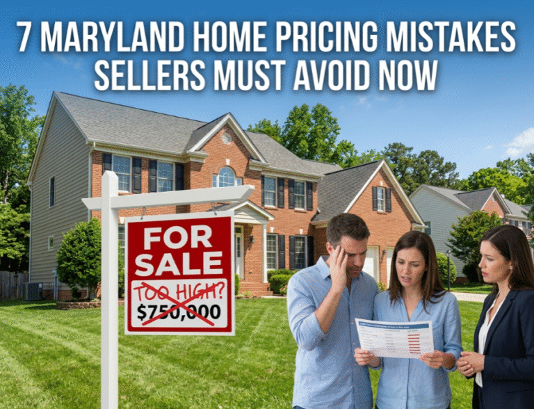 7 Maryland Home Pricing Mistakes Sellers Must Avoid Now