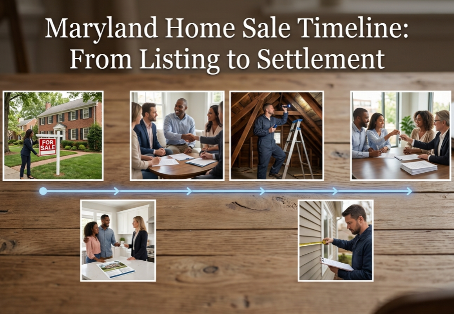 Maryland Home Sale Timeline From Listing to Settlement