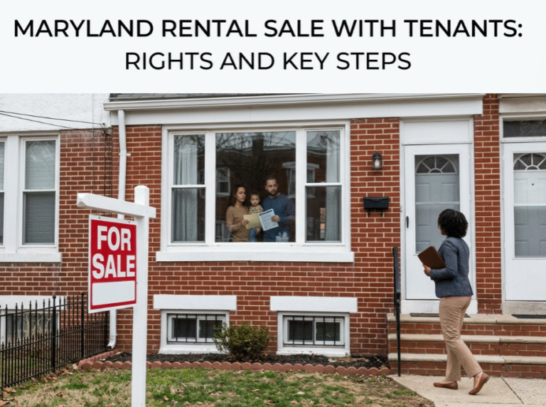 Maryland Rental Sale With Tenants Rights and Key Steps
