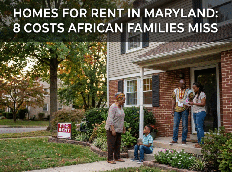 Homes for Rent in Maryland 8 Costs African Families Miss