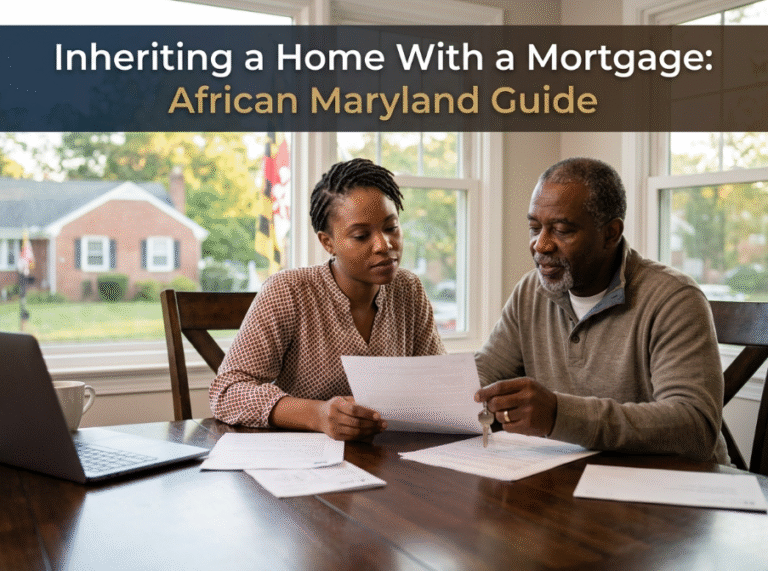 Inheriting a Home With a Mortgage African Maryland Guide