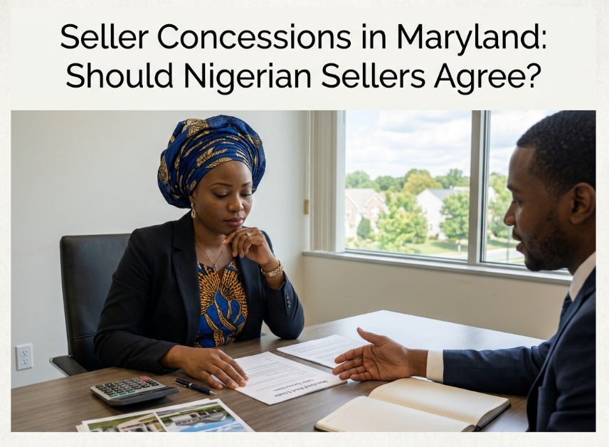 Seller Concessions in Maryland Should Nigerian Sellers Agree