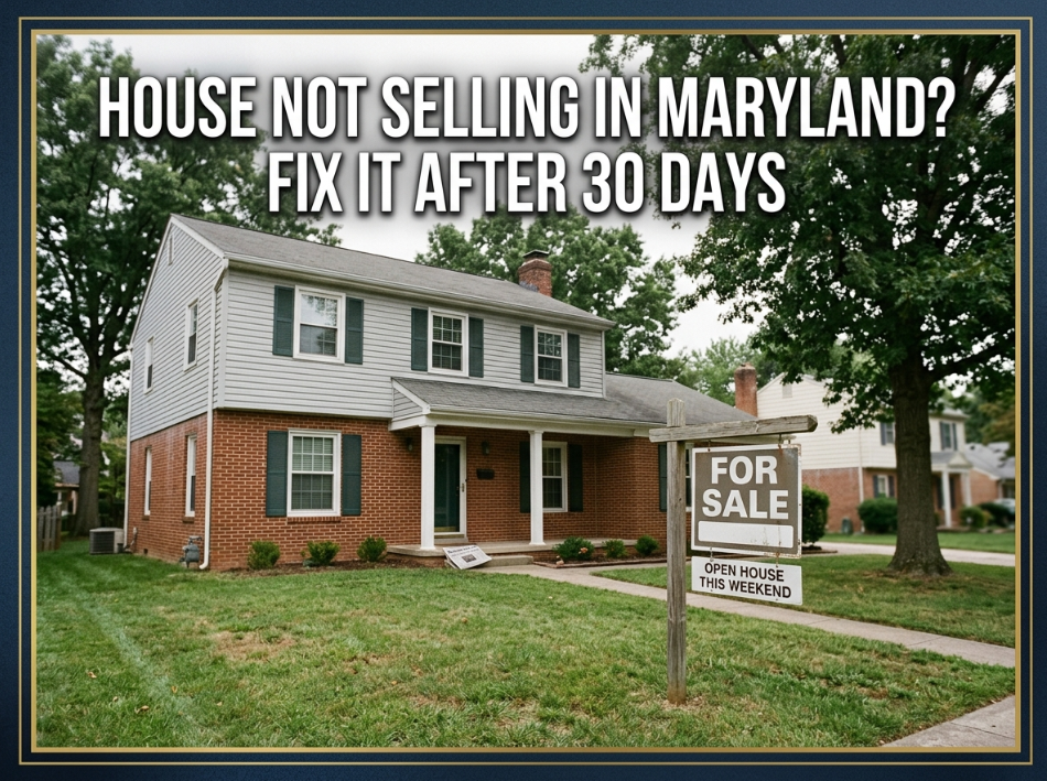 House Not Selling in Maryland Fix It After 30 Days